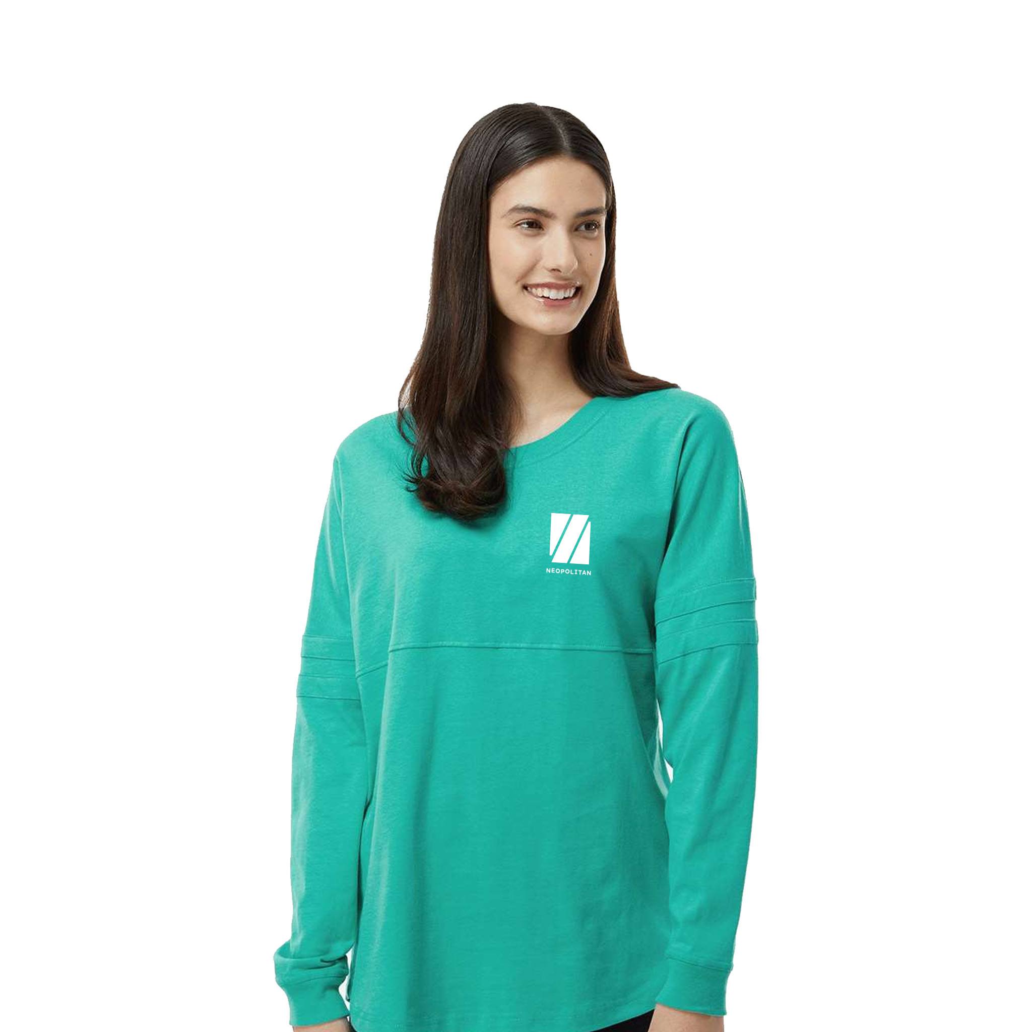 Boxercraft - Jersey Pom Pom Long Sleeve T-Shirt  Imprinted with Logo (Q175011)