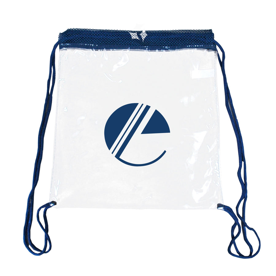The 12 x 12 Inch Clear Drawstring Backpack (Q176422)