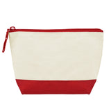 Canvas Zippered Pouch - Red (Q176532)