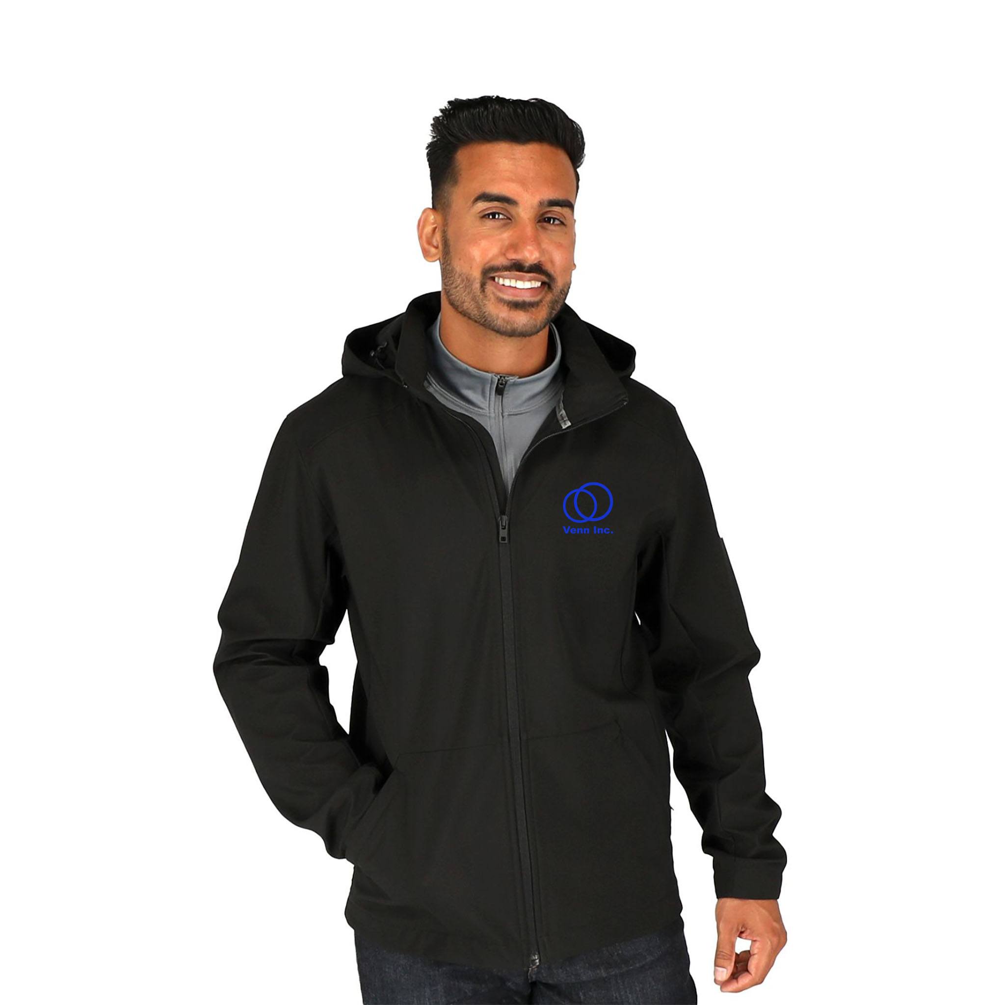 Men's MANZANO Eco Softshell Jacket  Imprinted with Logo (Q176922)