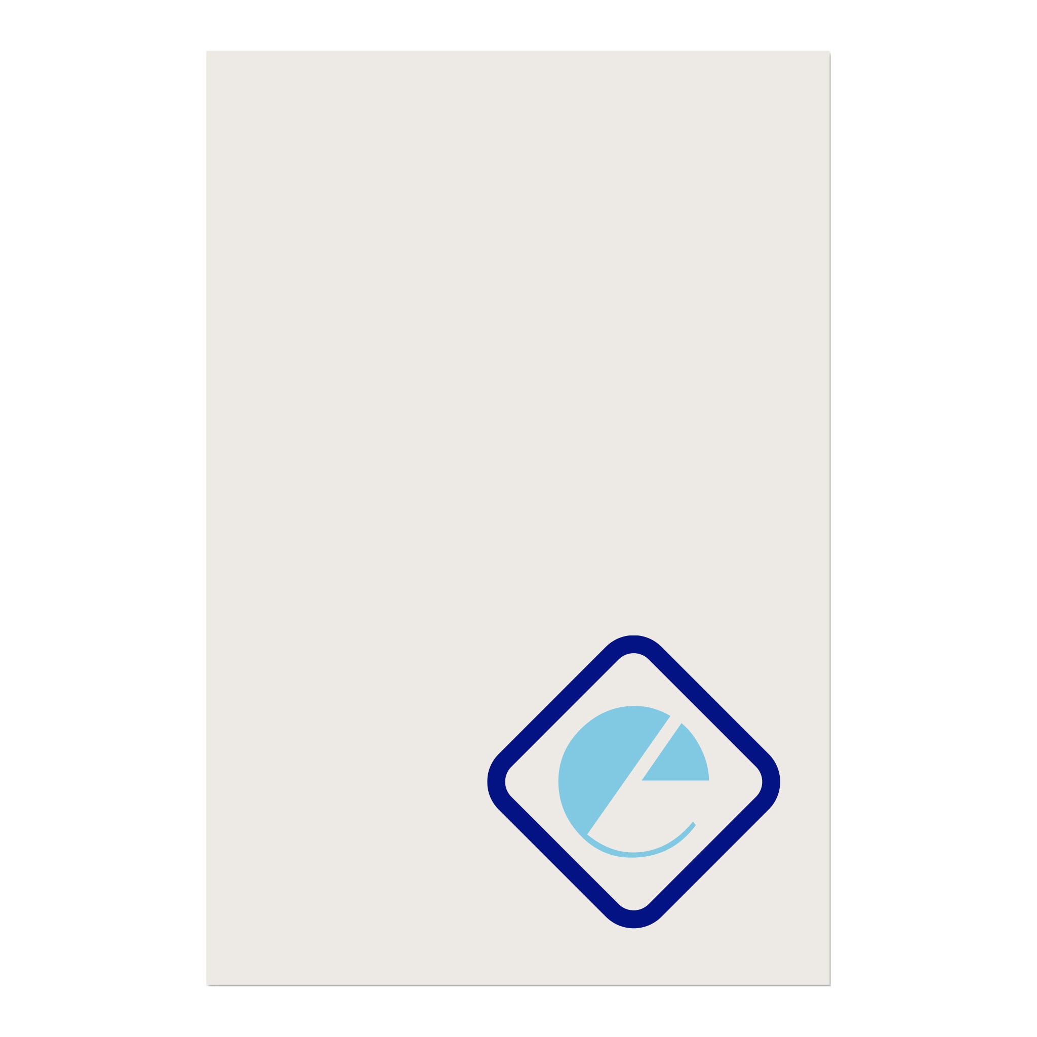 Paper Presentation Folder (Semi-Gloss - 2 Color)  Imprinted with Logo (Q177532)