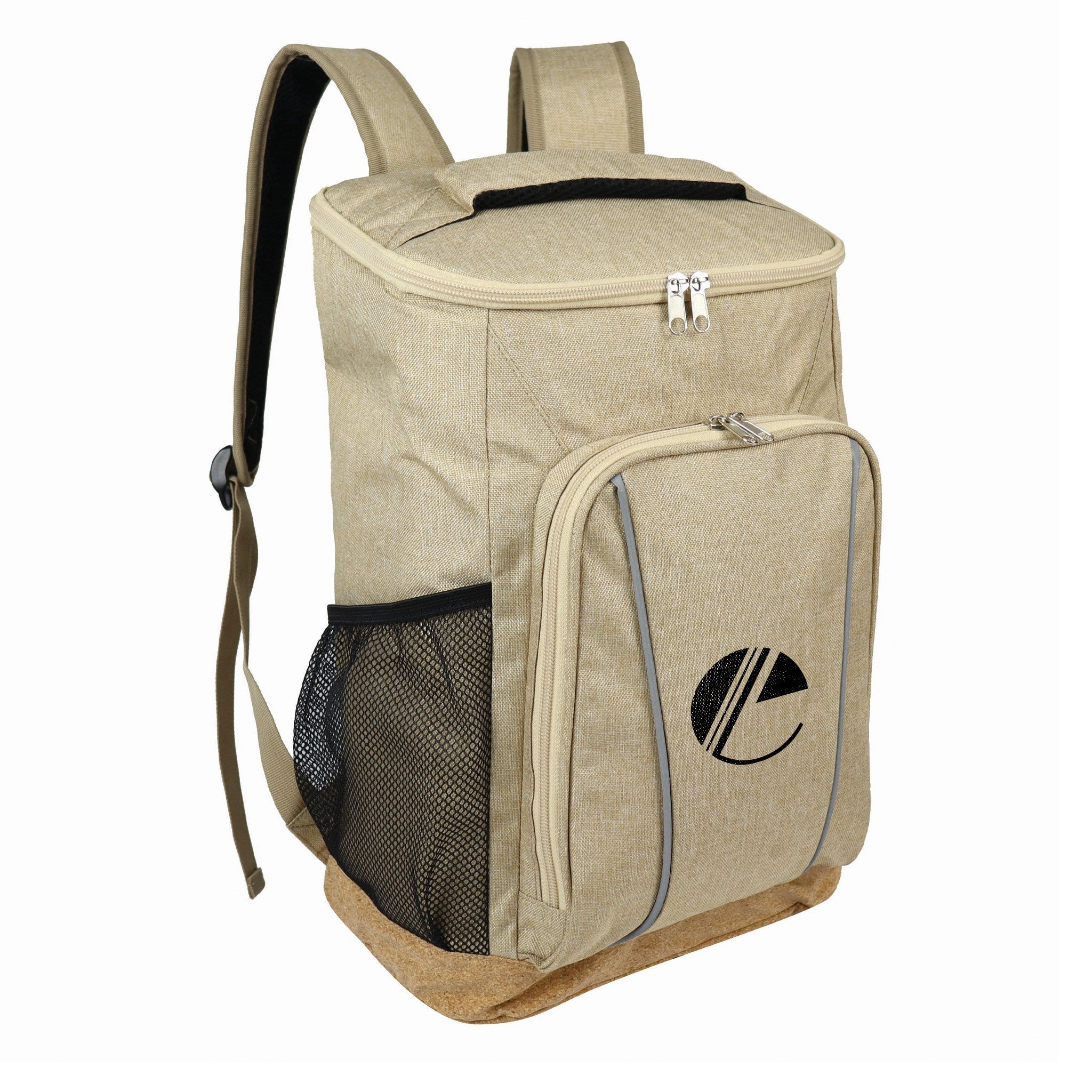 Sustainable Cork & RPET Backpack Cooler  Imprinted with Logo (Q179022)