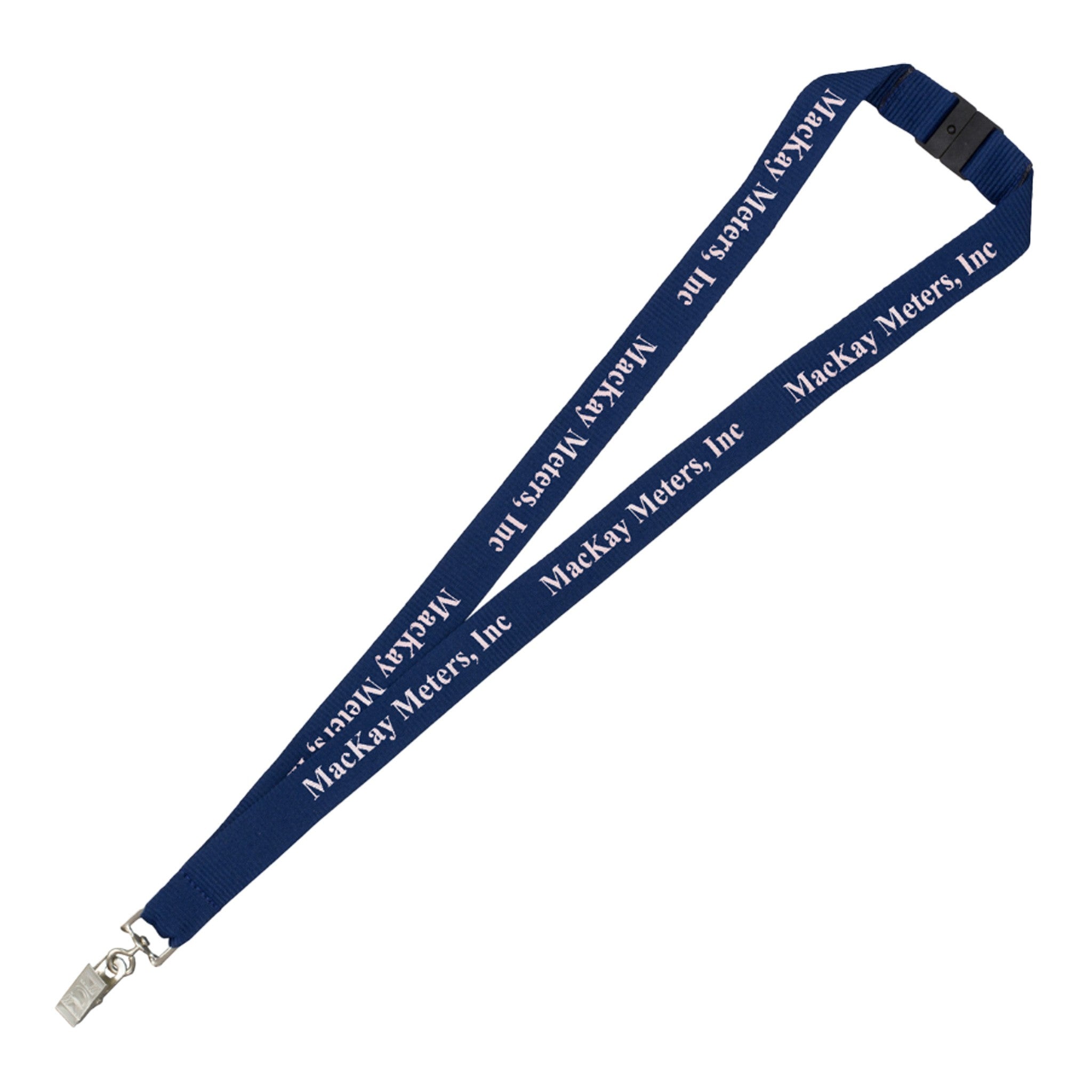 Polyester Silkscreen Lanyard with Free Breakaway Release (.75” ) (Q179311)