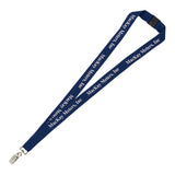 Polyester Silkscreen Lanyard with Free Breakaway Release (.75” ) (Q179311)
