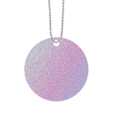 Acrylic Charm With Chain - Circle (Q181122)