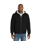 CornerStone® Heavyweight Sherpa-Lined Hooded Fleece Jacket (Q183332)