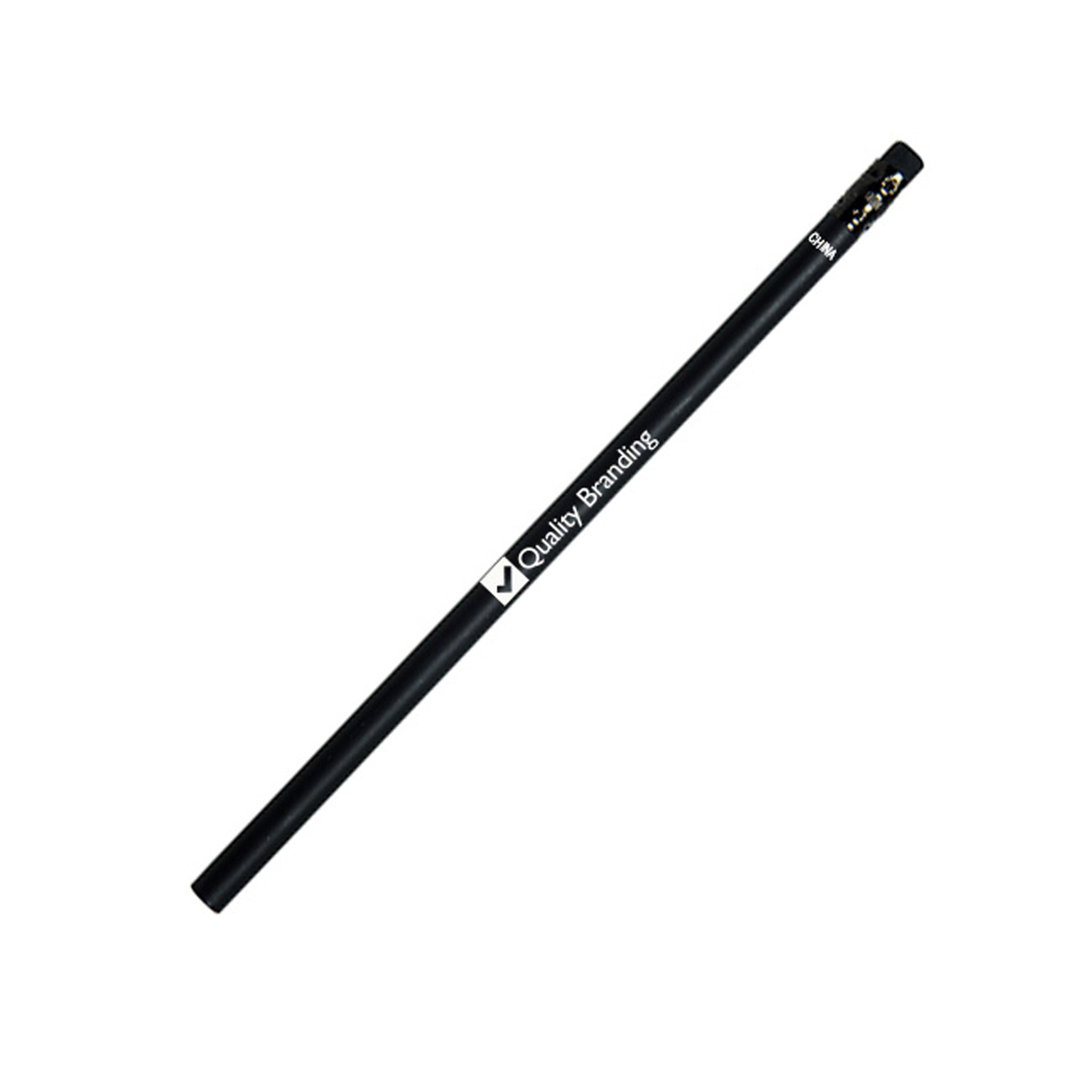 JO-BEE Matte Black Pencil  Imprinted with Logo (Q184565)