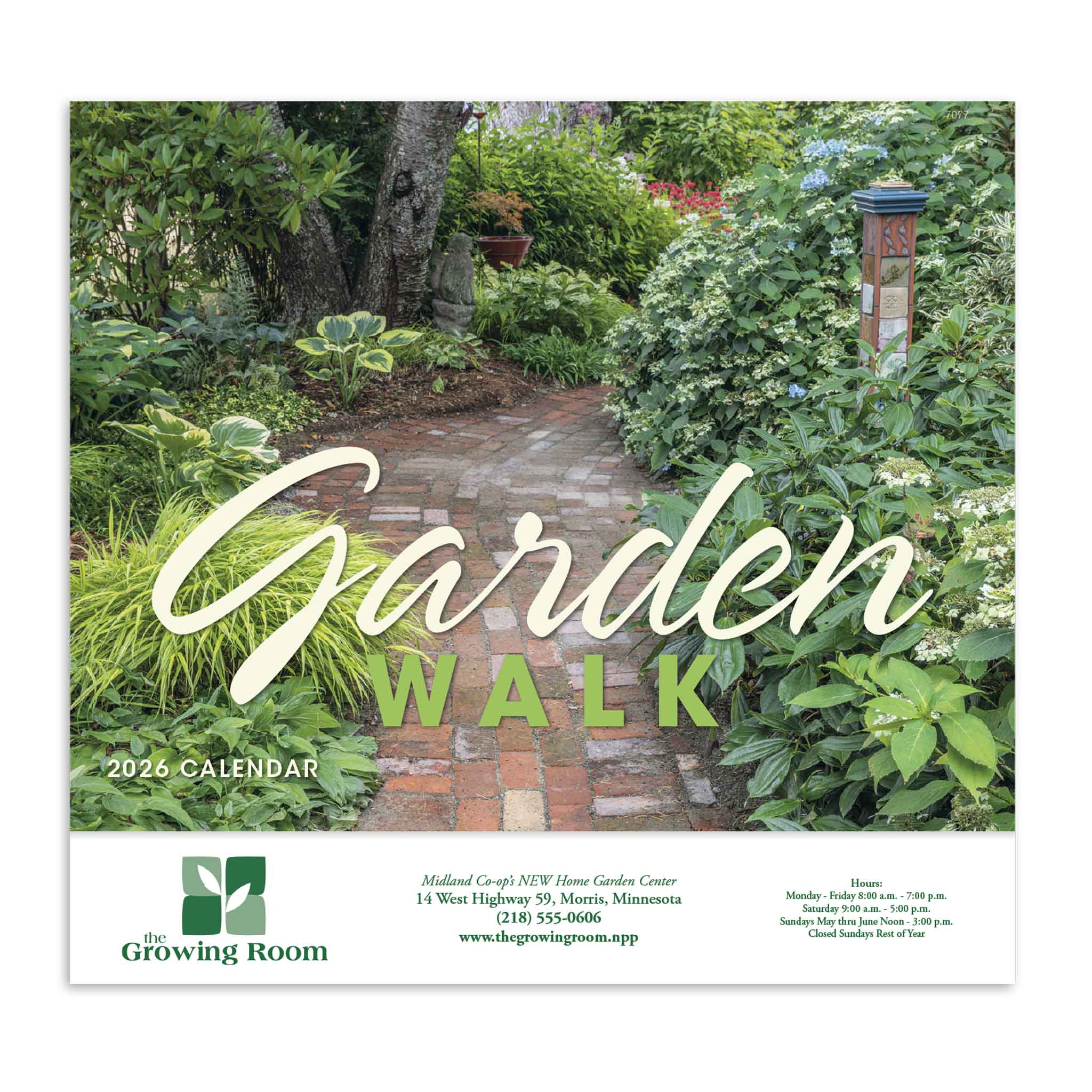 Garden Walk - Stapled Calendar (Q184722)