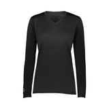Holloway Women's Momentum Long Sleeve V-Neck T-Shirt (Q185222)