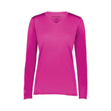 Holloway Women's Momentum Long Sleeve V-Neck T-Shirt (Q185222)