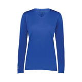 Holloway Women's Momentum Long Sleeve V-Neck T-Shirt (Q185222)