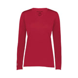 Holloway Women's Momentum Long Sleeve V-Neck T-Shirt (Q185222)