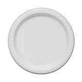 7 Inch White Plastic Plates (Q186011)