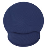 Crest Non-Slip Mouse Pad With Foam Wrist Rest (Q188122)