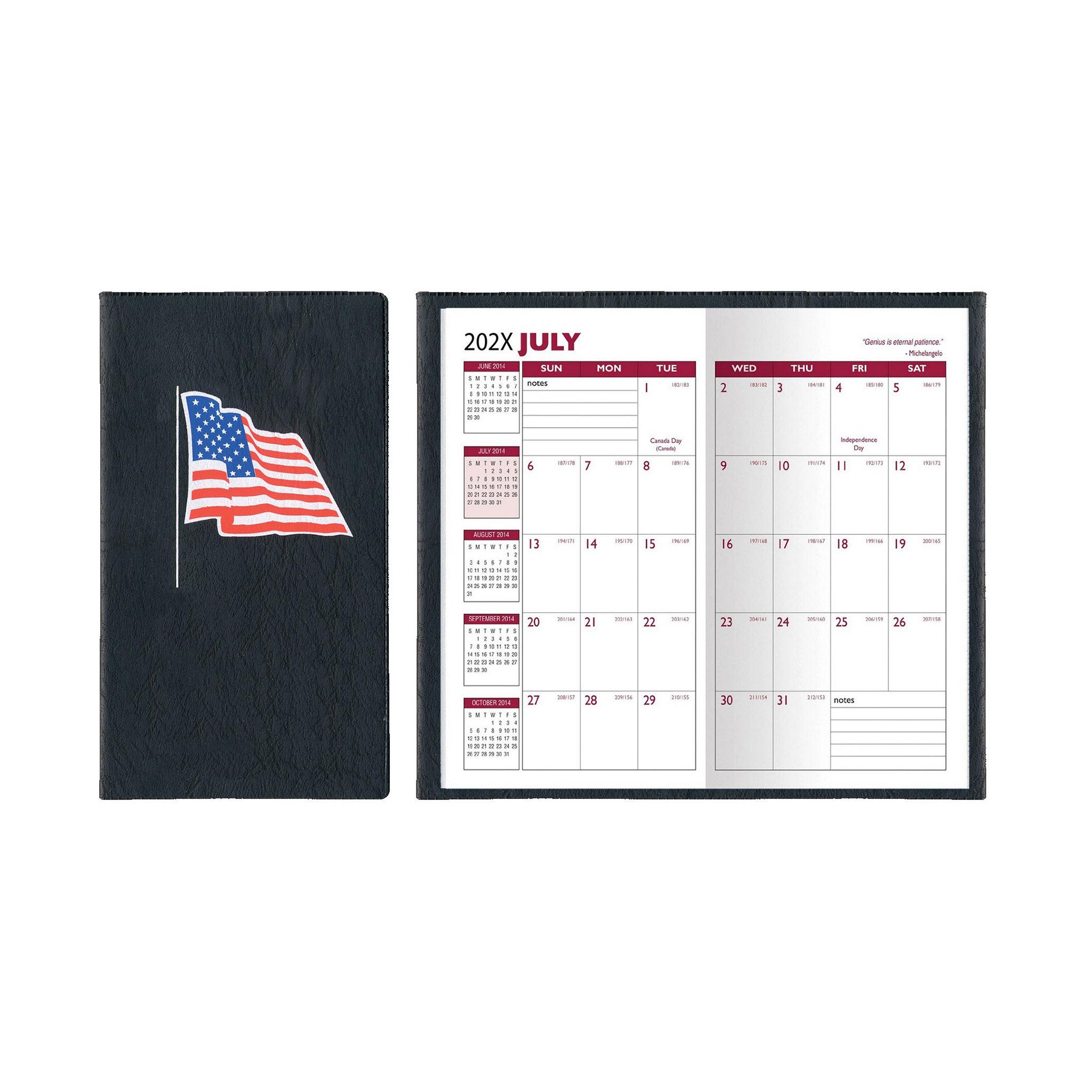 Executive Pre-Printed Flag - Academic Planner  Imprinted with Logo (Q188222)