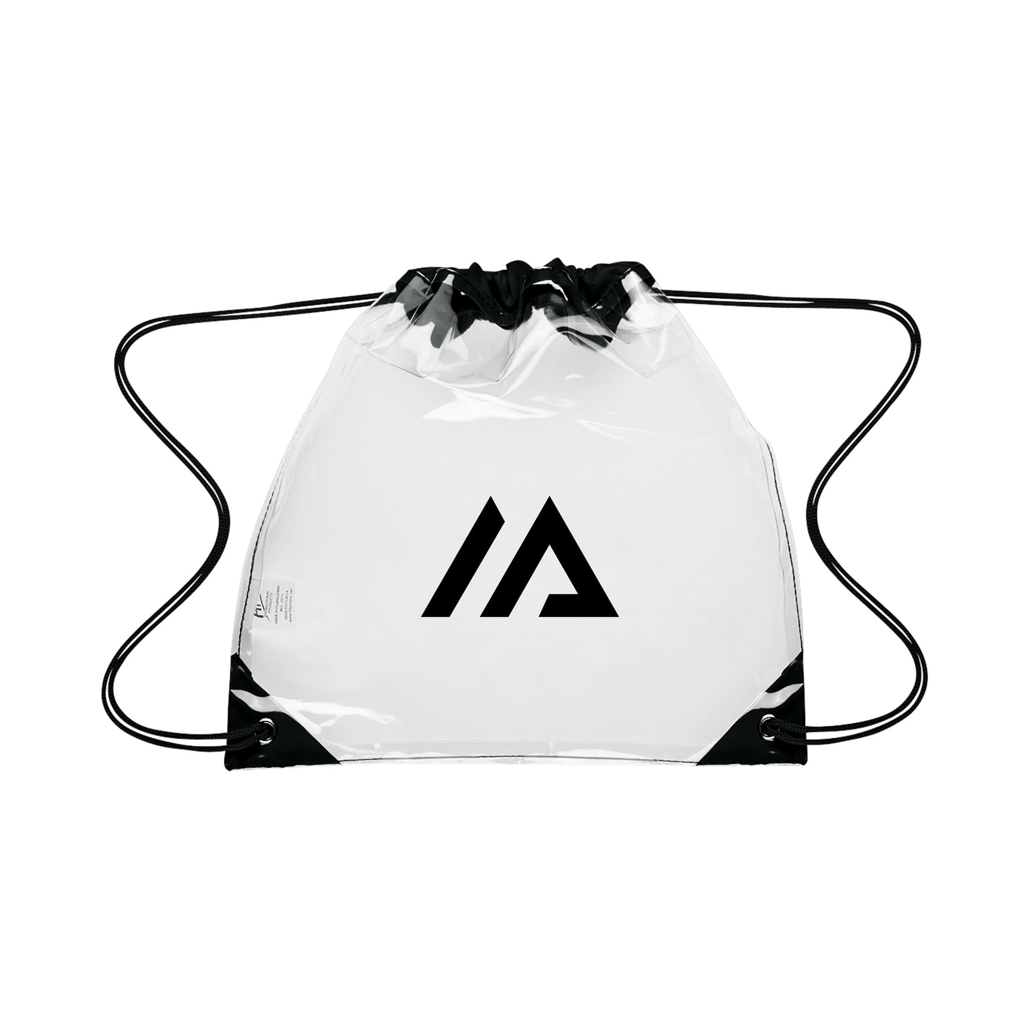Touchdown Clear EVA Drawstring Backpack  Imprinted with Logo (Q189122)