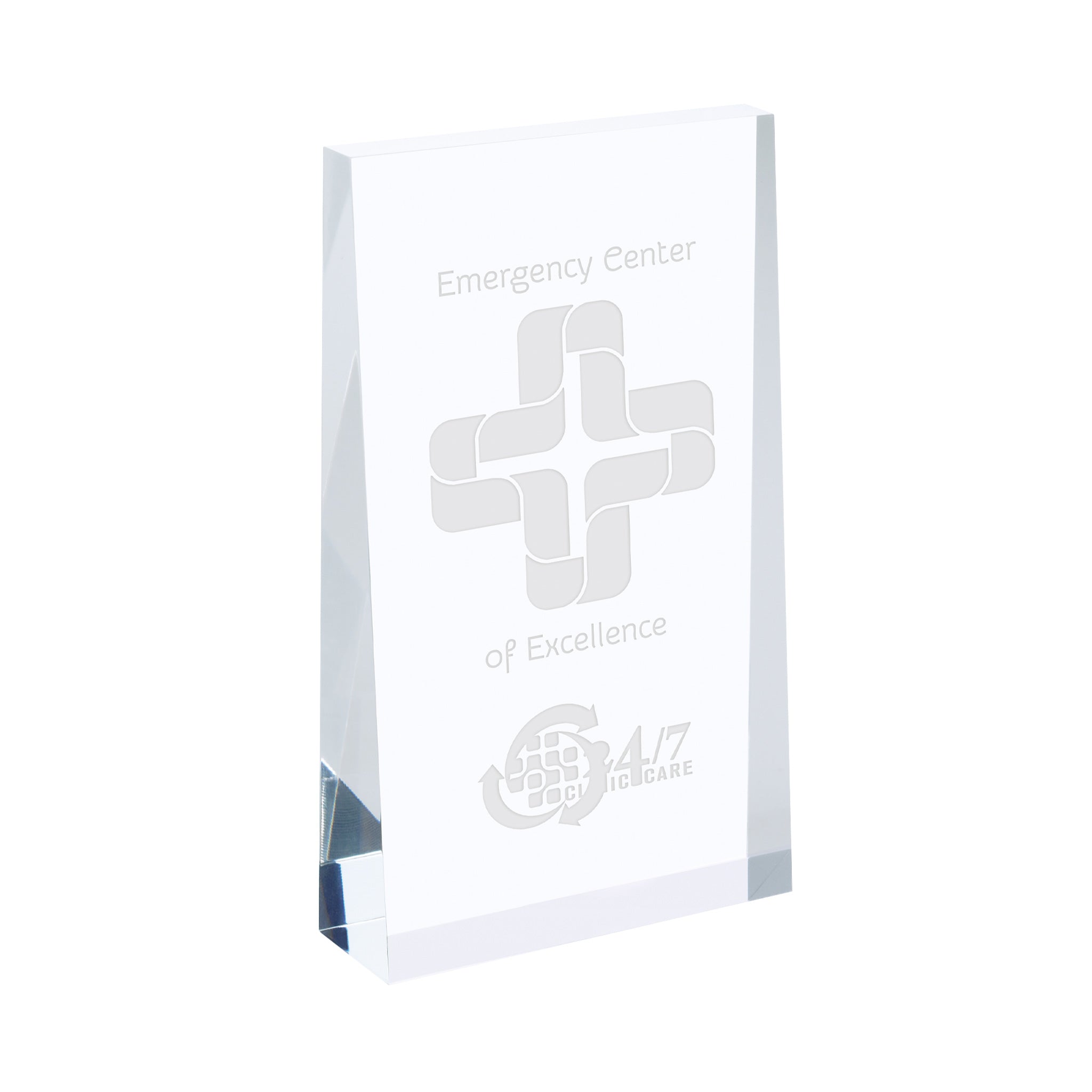 JAFFA® Acrylic Wedge - Small  Imprinted with Logo (Q192332)