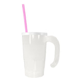20 Oz. Stackable Beer Stein-Straw-Lid Set (Q192822)