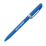 Pivo® Chrome Slim Pens  Imprinted with Logo (Q195311)