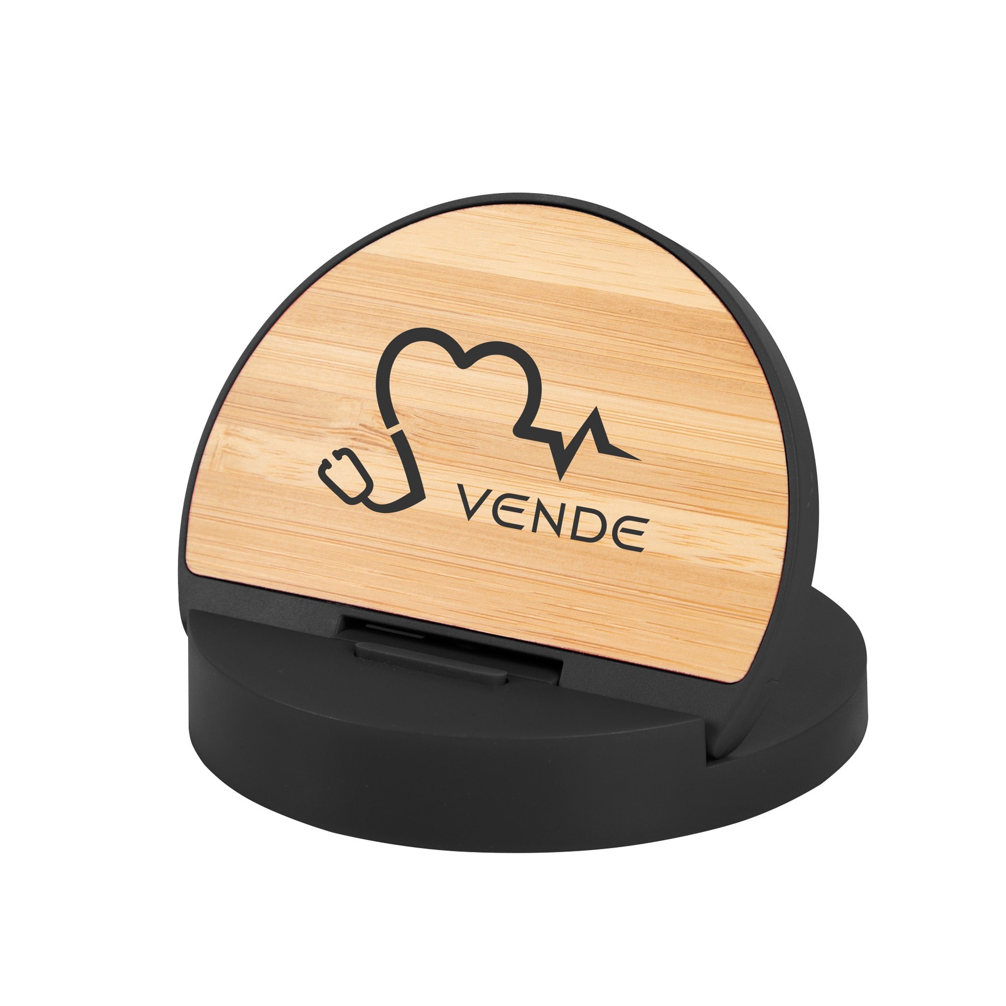 10W Wireless Charger Phone Stand  Imprinted with Logo (Q196122)