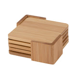 Brandon IV 4-Piece Bamboo Coaster Set (Q197322)