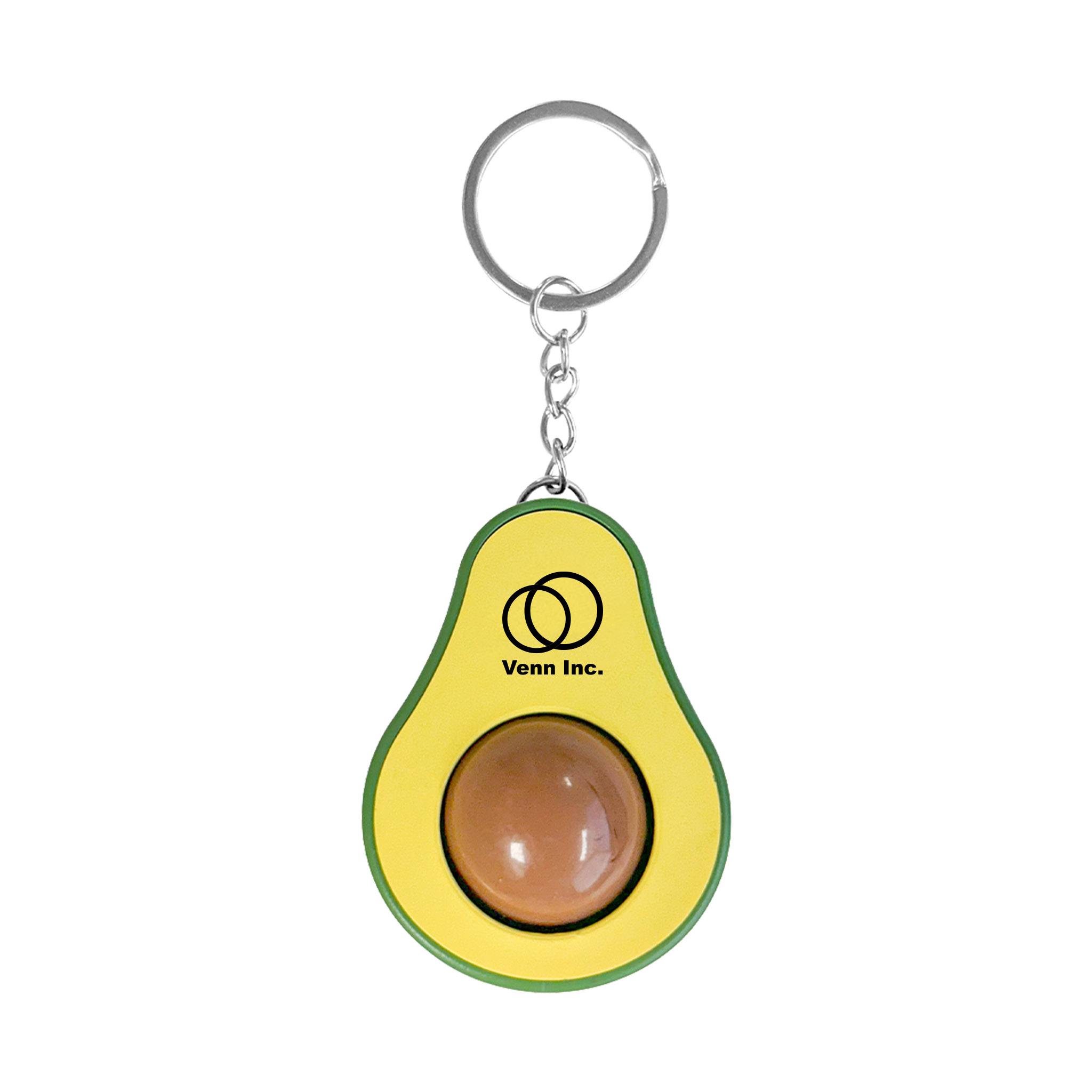 Avocado Fidget Keychain  Imprinted with Logo (Q197432)