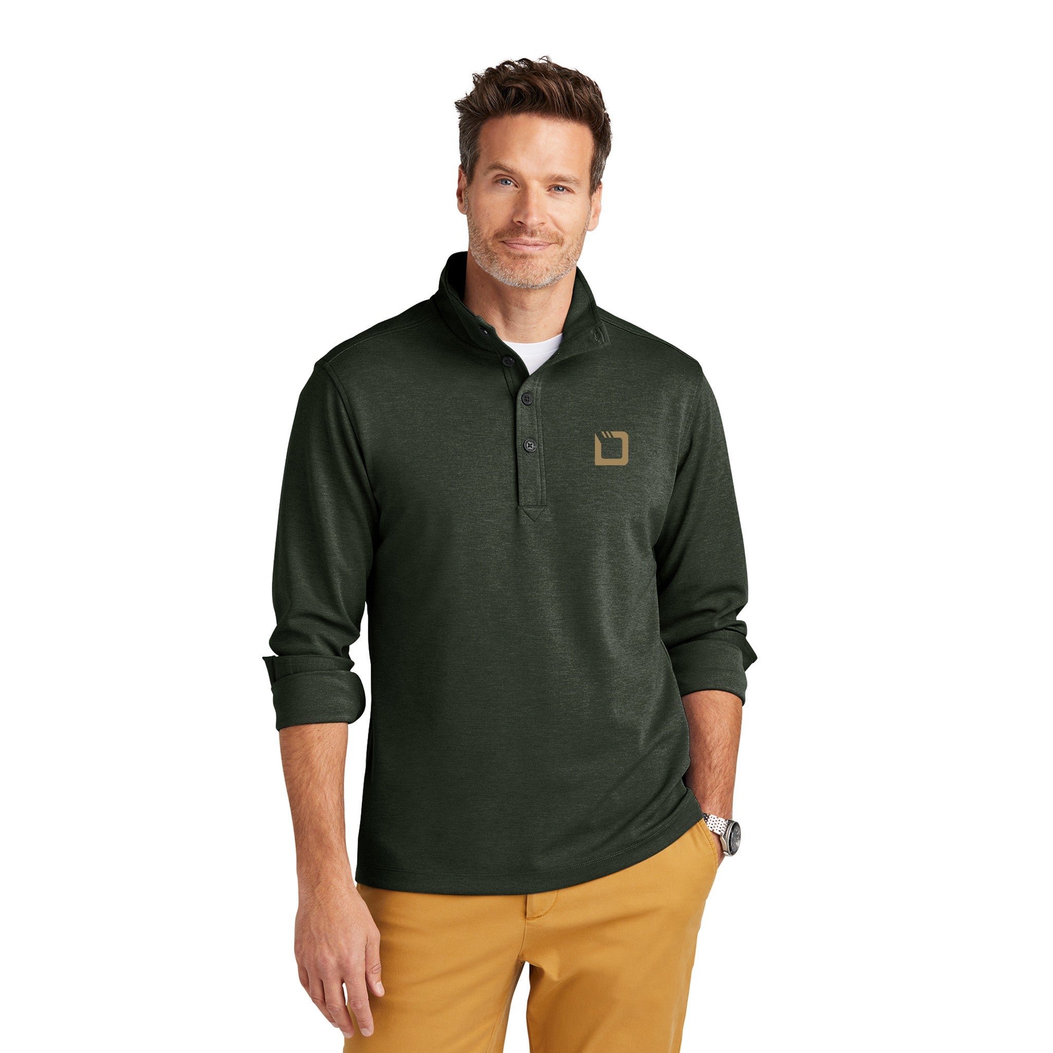 Brooks Brothers® Mid-Layer Stretch Pullover  Imprinted with Logo (Q198722)