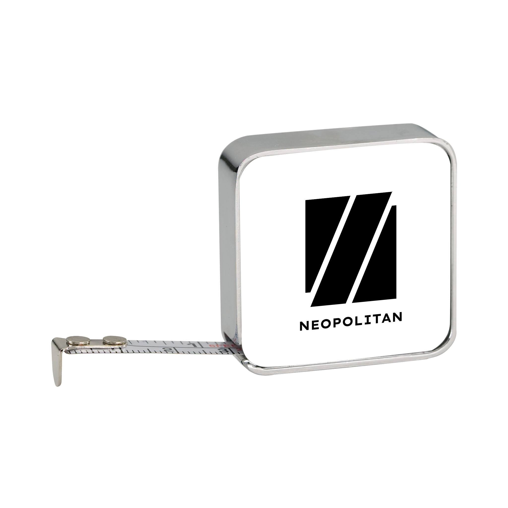 6ft Chrome Tape Measures  Imprinted with Logo (Q199811)