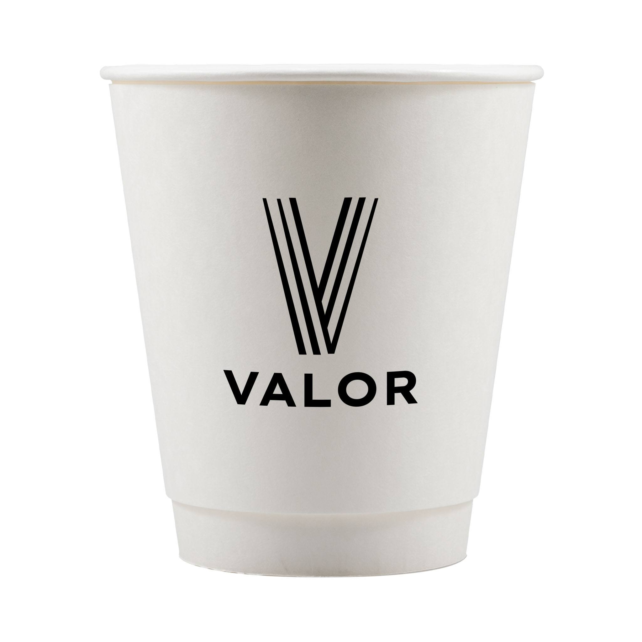 12 Oz. Insulated Digital Paper Cups  Imprinted with Logo (Q201111)