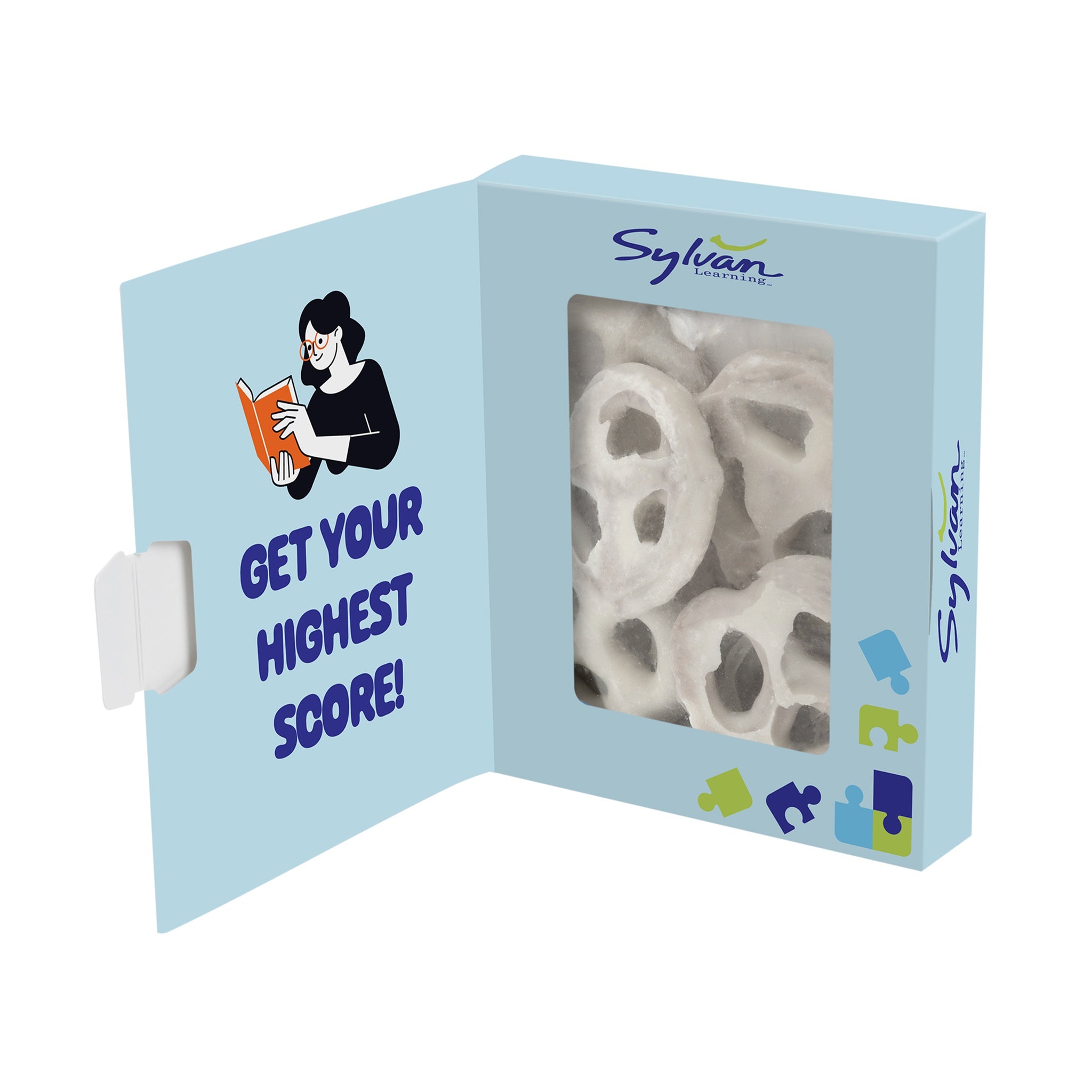 Book Window Box- Yogurt Mini Pretzels (Q202632)