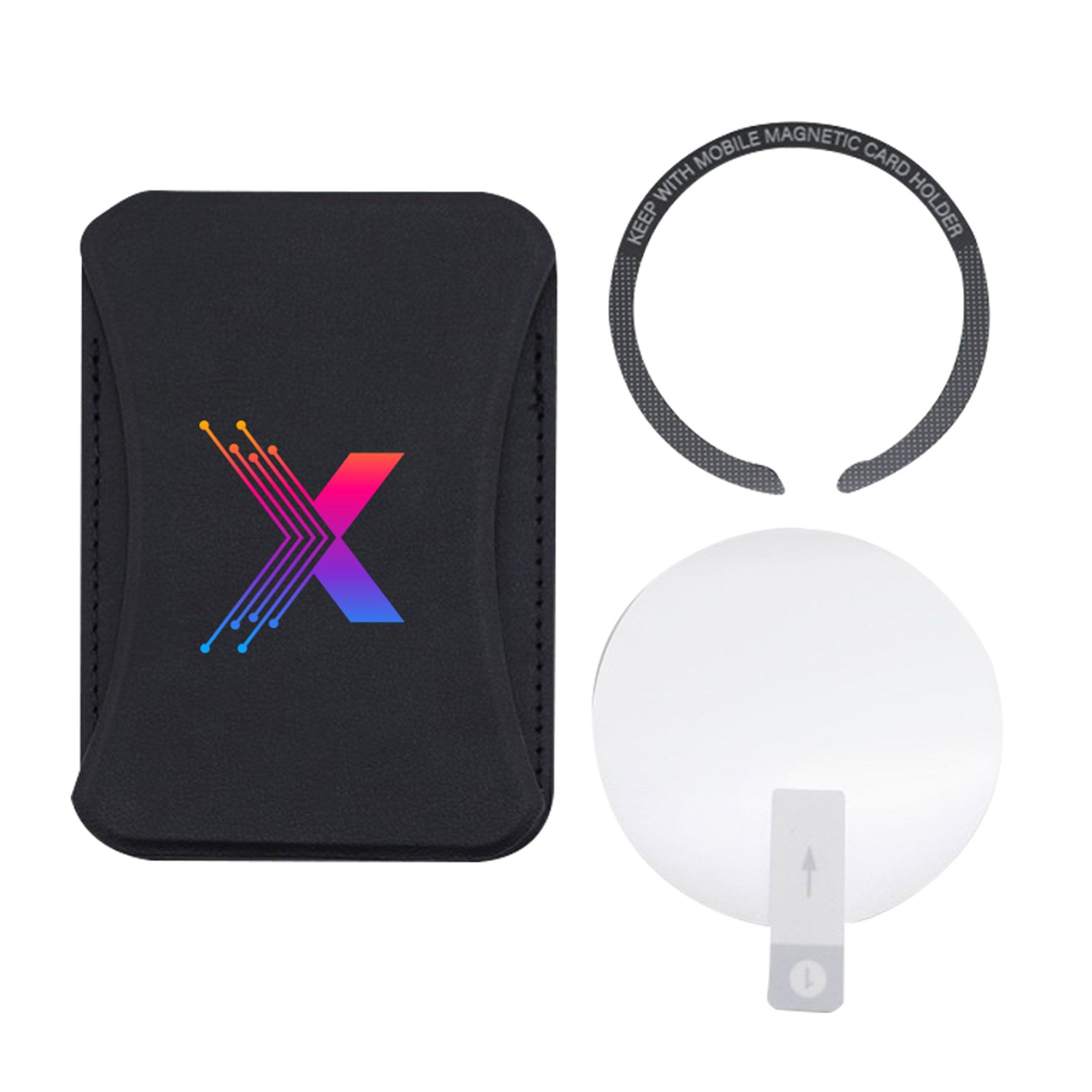Magnetic Phone Wallet And Stand  Imprinted with Logo (Q202822)