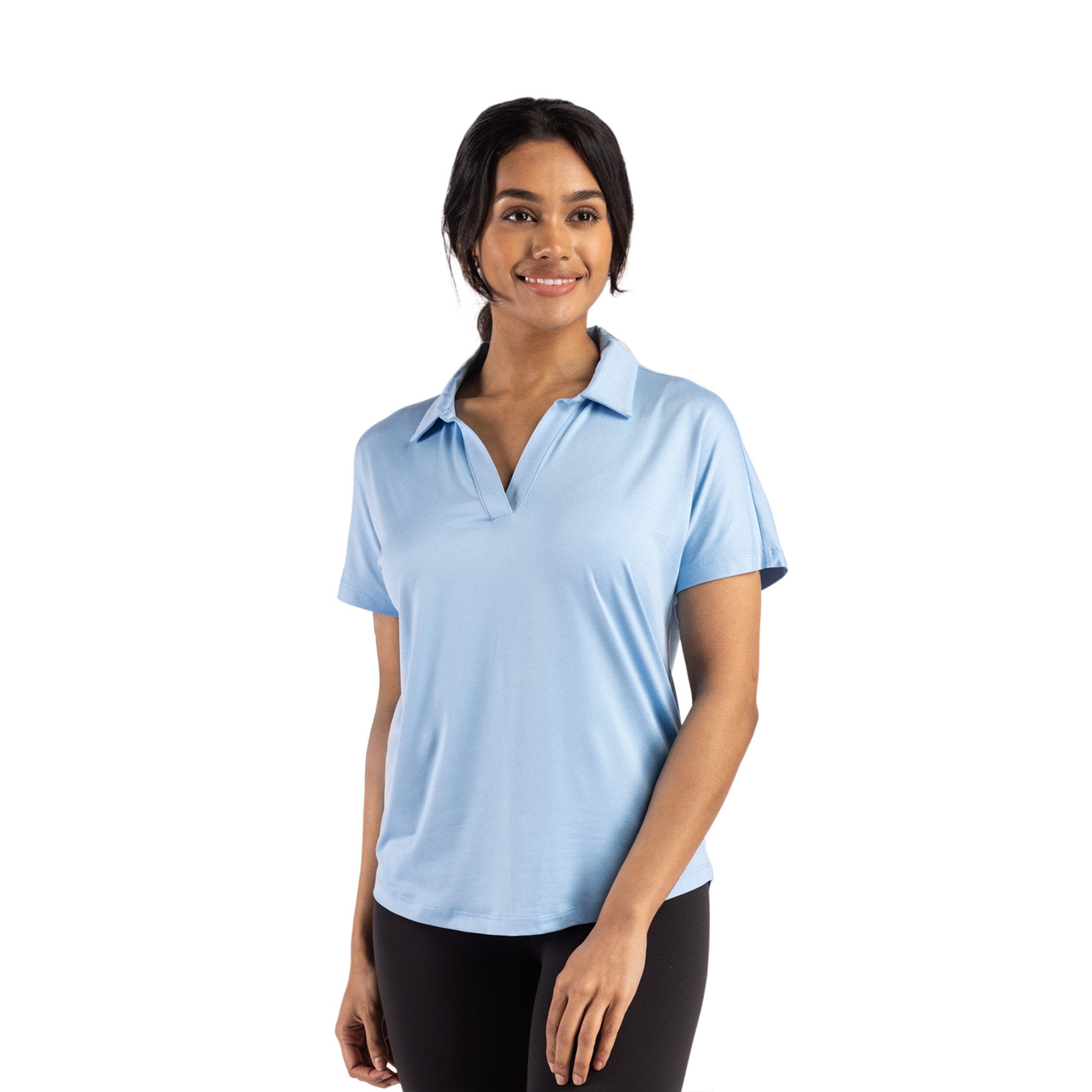 Cutter & Buck Coastline Epic Comfort Womens Dolman Polo  Imprinted with Logo (Q204332)
