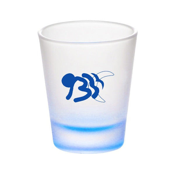 1.75 Oz. Frosty Frosted Shot Glass  Imprinted with Logo (Q205022)