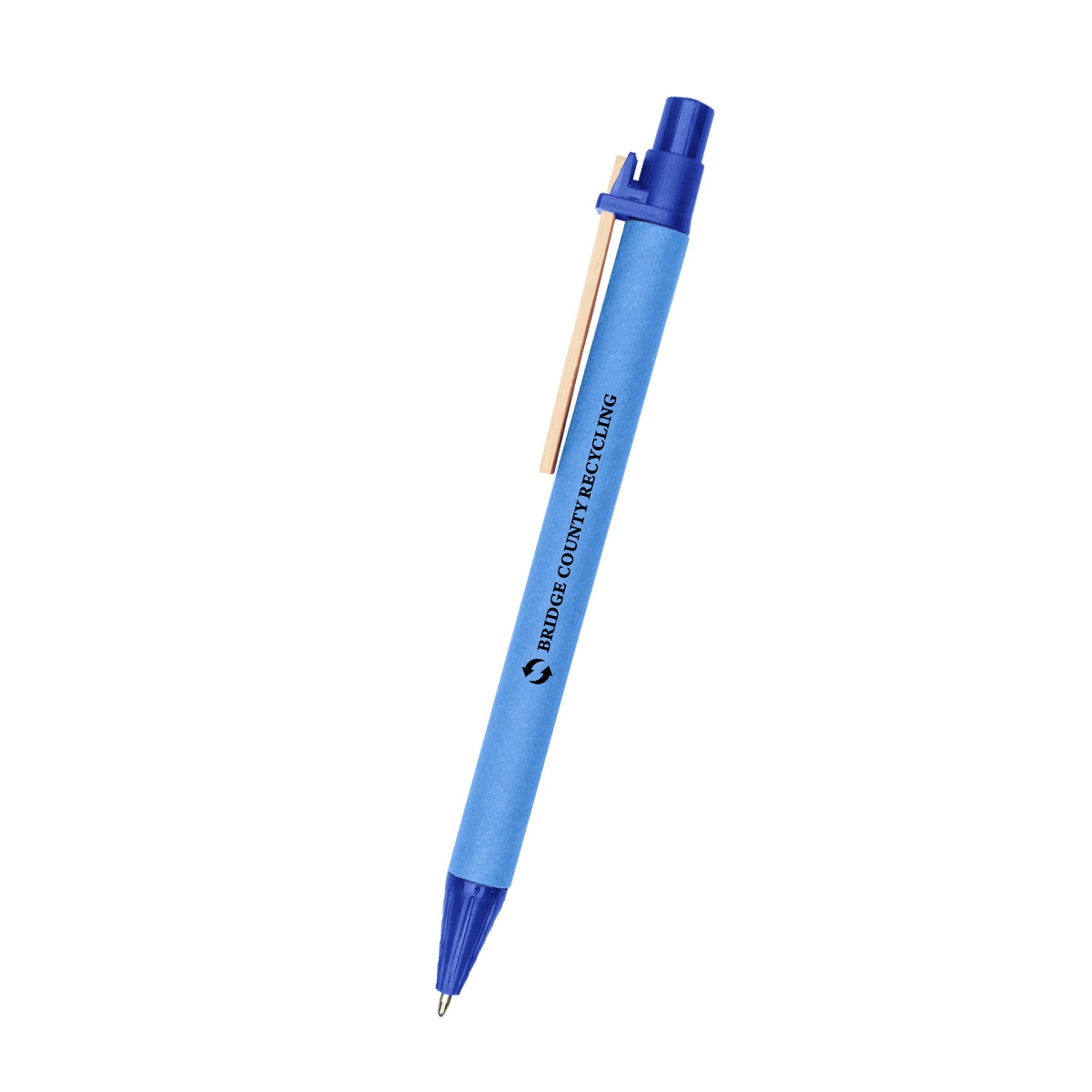 Eco-Inspired Pen With Color Barrel  Imprinted with Logo (Q205122)