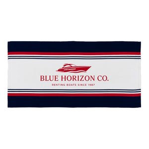 Mariner Stripe Microfiber Beach Towel (Q206532)