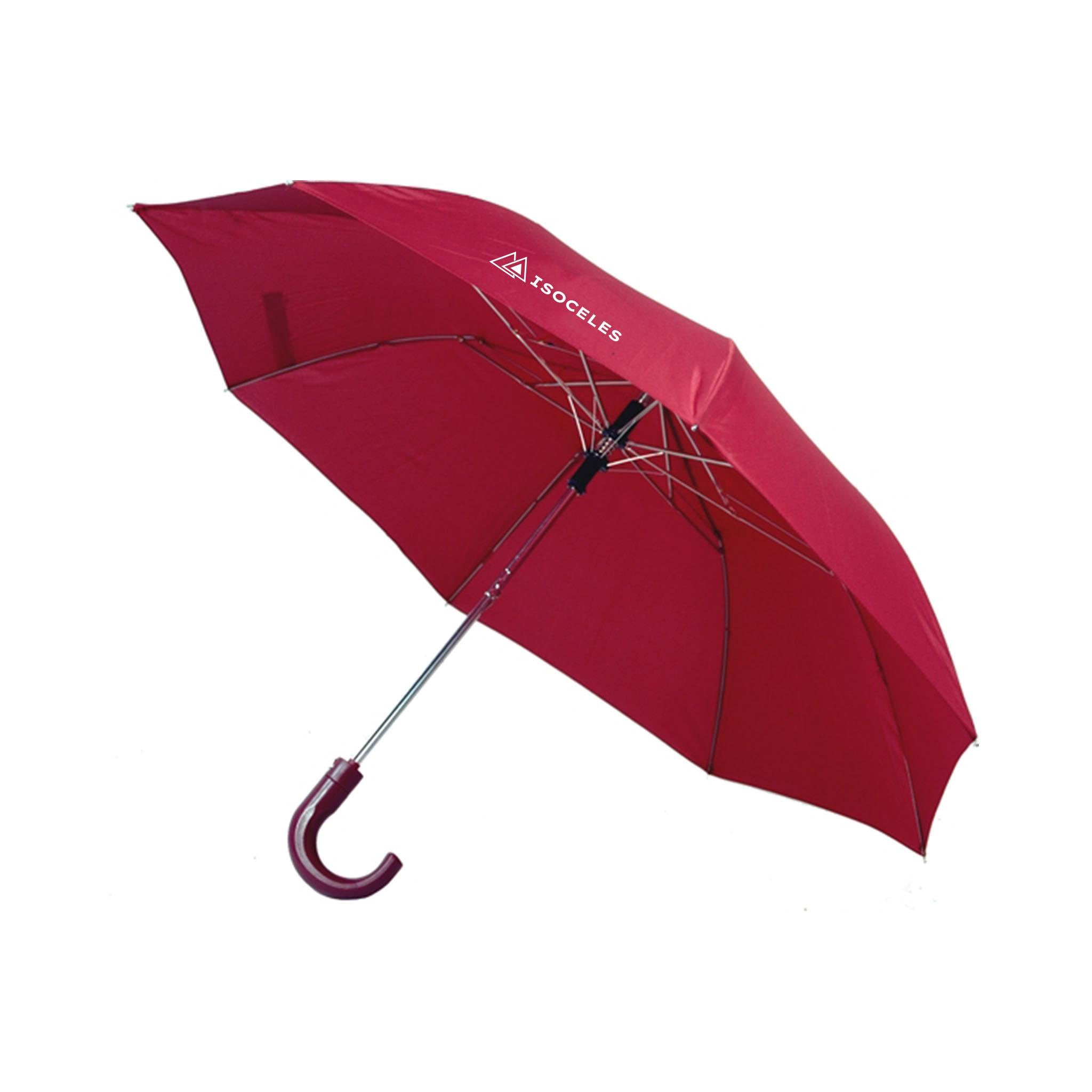 The 41 Inch Pongee Fabric Auto Open Folding Umbrella  Imprinted with Logo (Q207422)