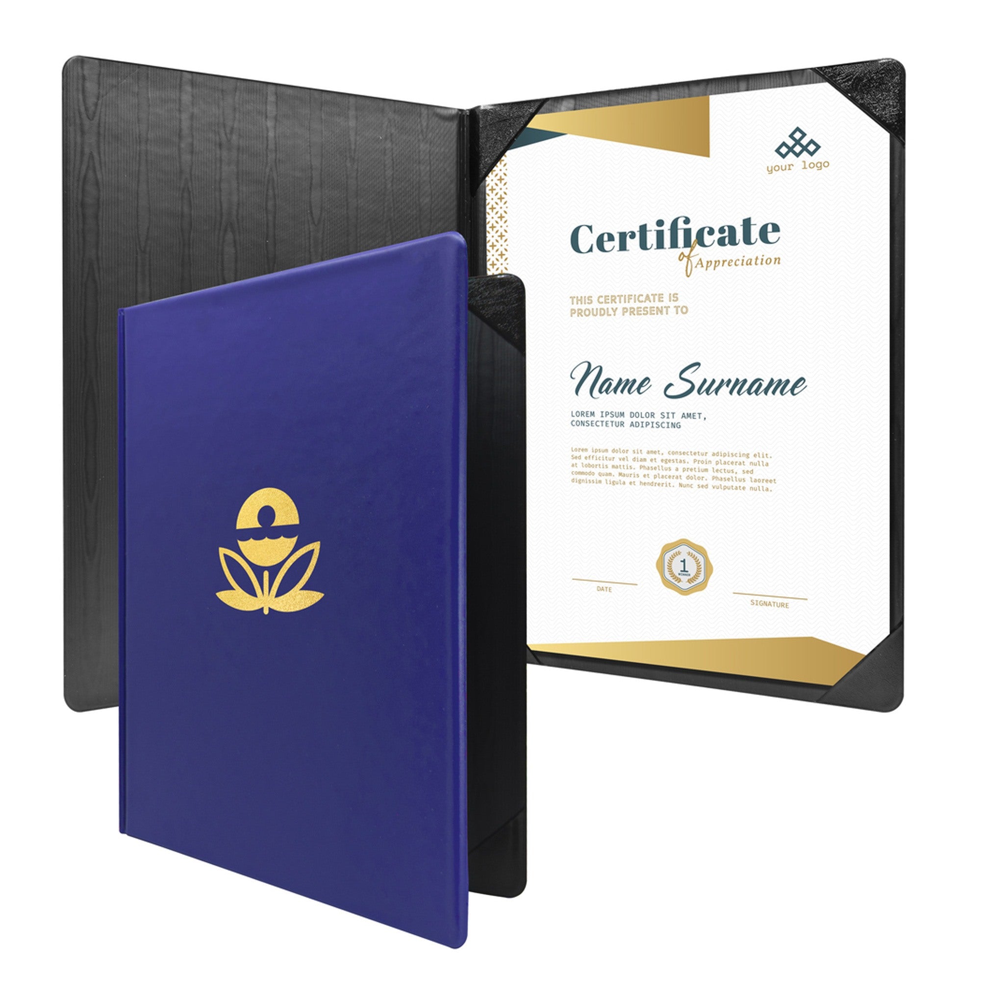 Diploma Holder Standard Portrait  Imprinted with Logo (Q207822)