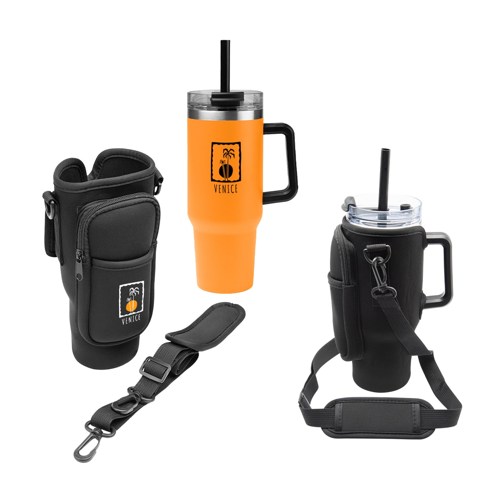 Intrepid Tumbler Sling Kit  Imprinted with Logo (Q208122)