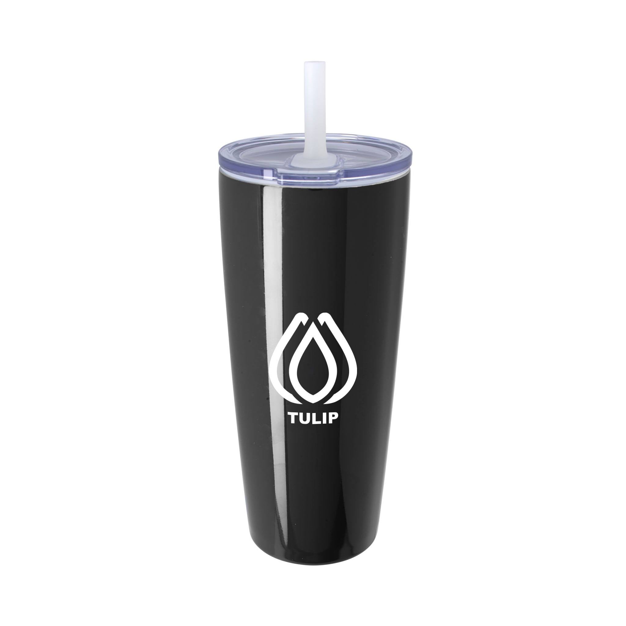 30 Oz. Koozie® Built-in Straw Vacuum Tumbler  Imprinted with Logo (Q208822)
