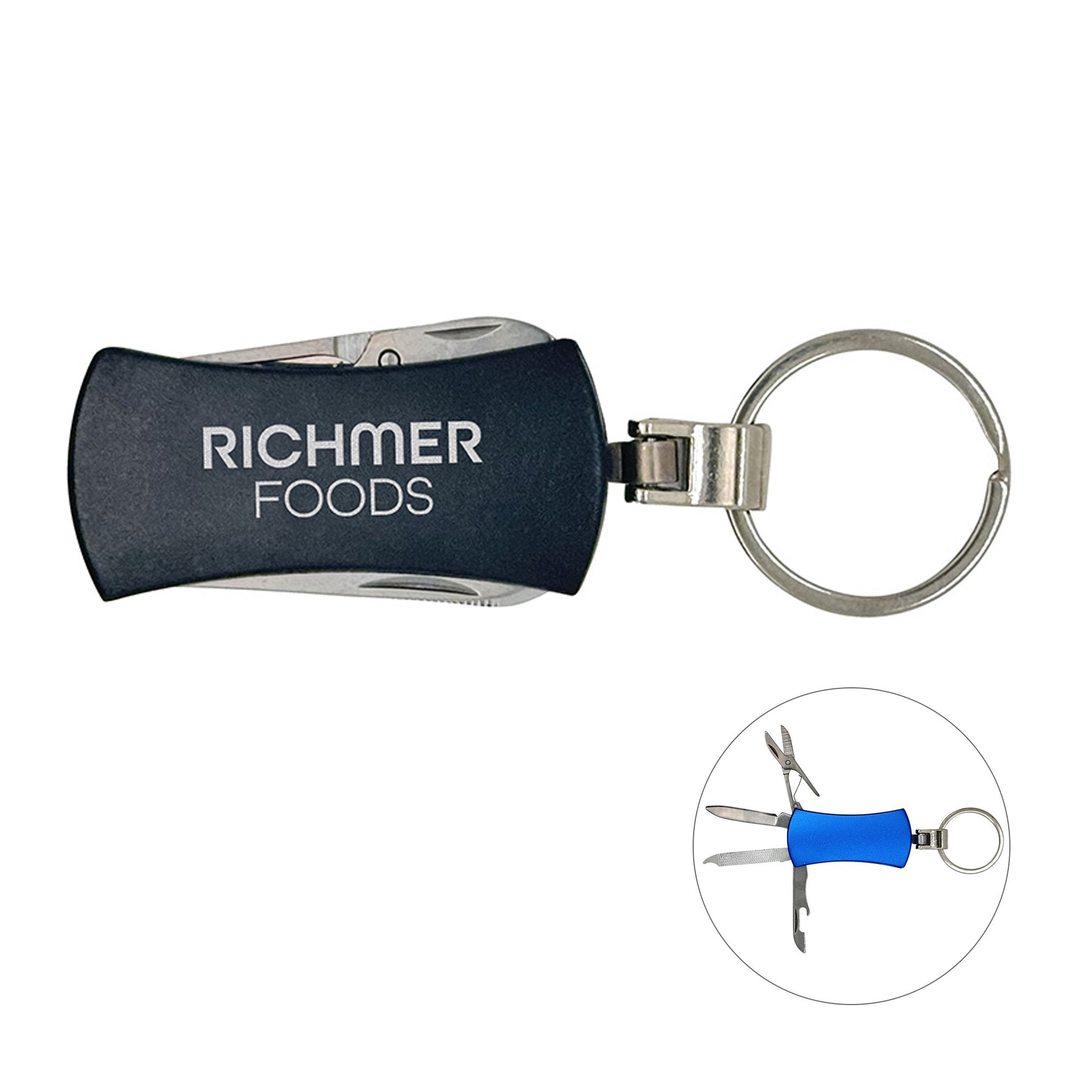 Best Buddy Tools® 5-in-1 Multi-Tool Pocket Key Ring  Imprinted with Logo (Q209122)