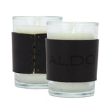 Harper Leather Wrapped Candles (Q210011)
