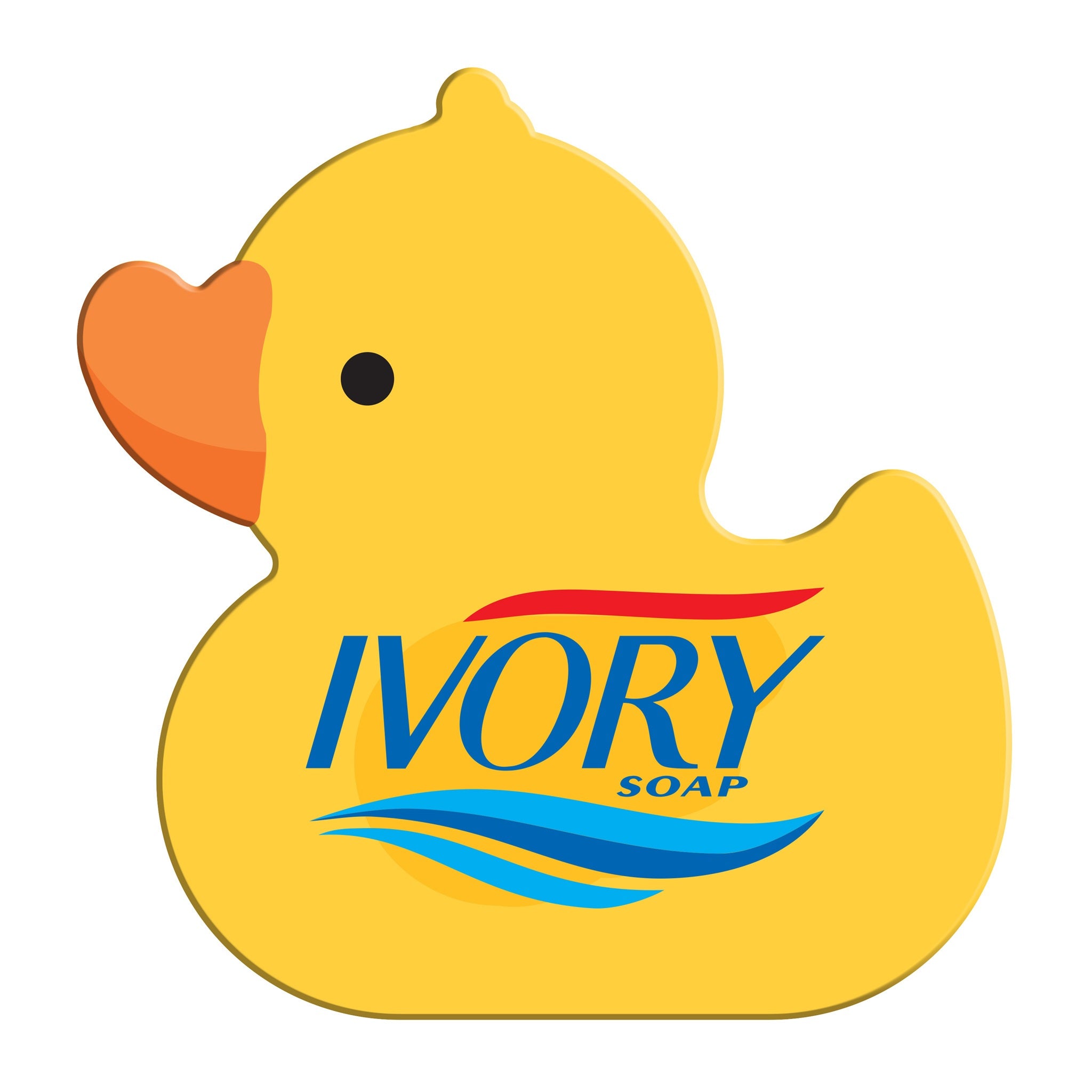 Full Color Rubber Duck Coaster  Imprinted with Logo (Q210322)