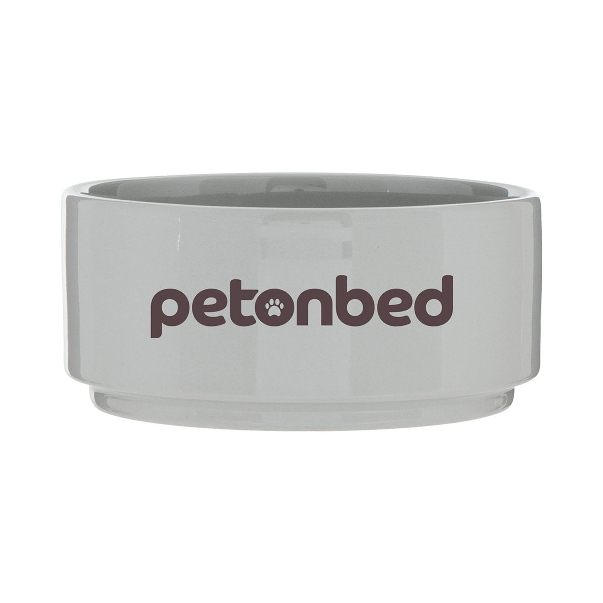 Parker Ceramic Pet Bowl - Light Gray (Q210532)