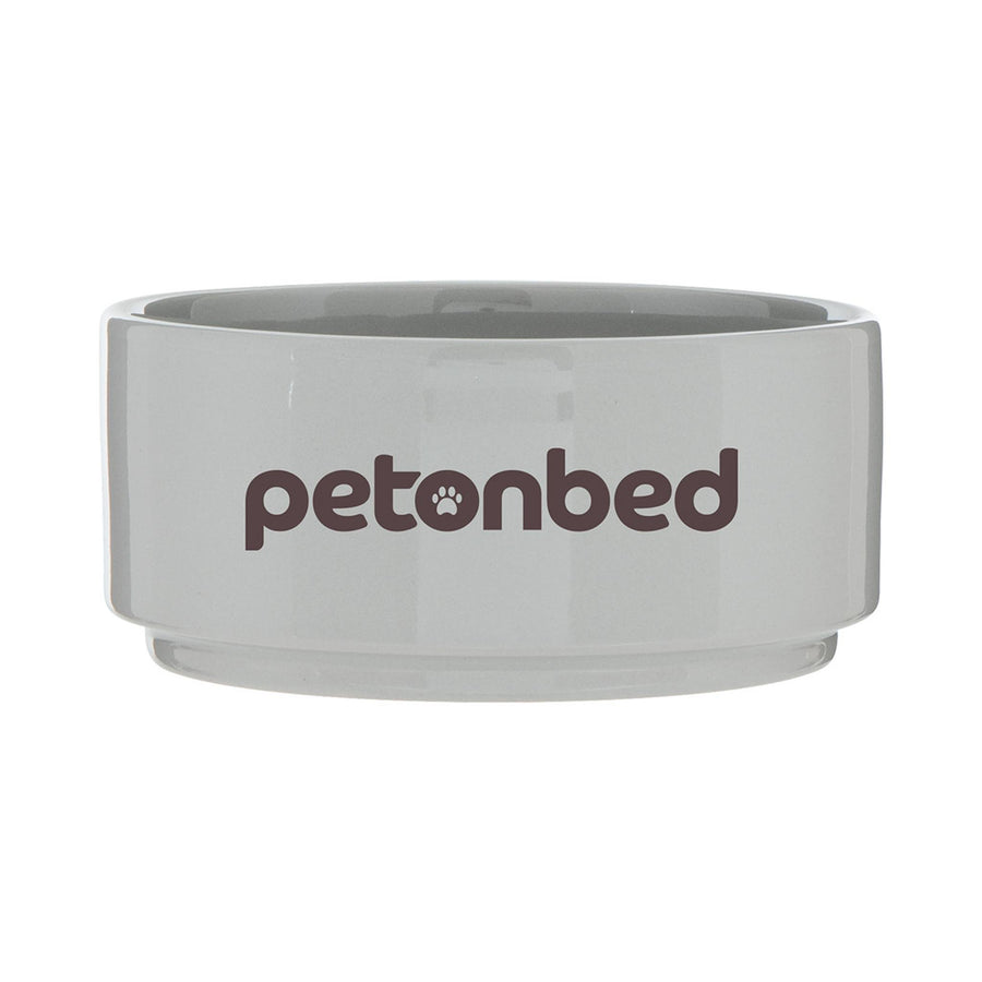 Parker Ceramic Pet Bowl - Light Gray (Q210532)