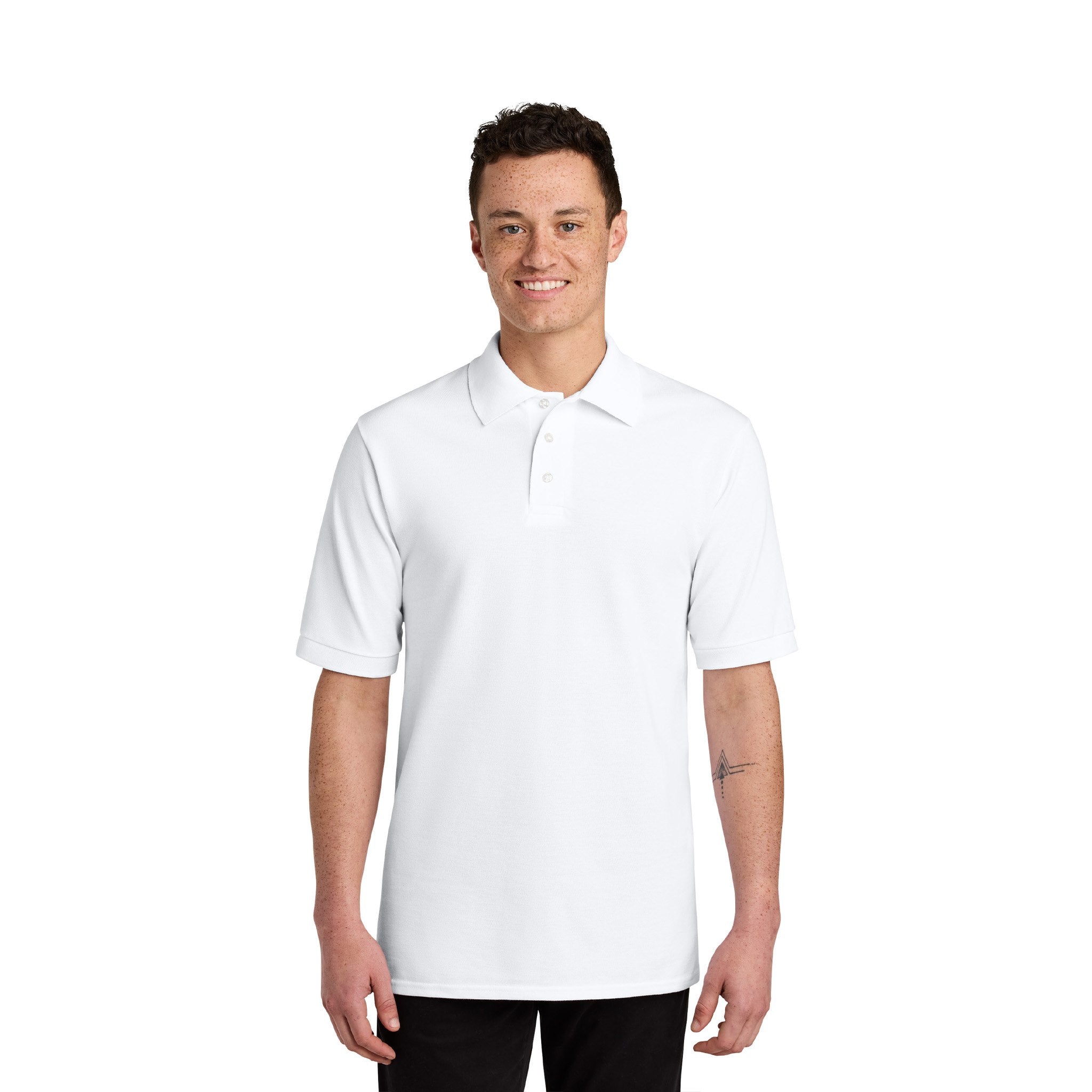 Jerzees® Unisex Premium Ring Spun Cotton Pique Sport Shirt  Imprinted with Logo (Q211332)