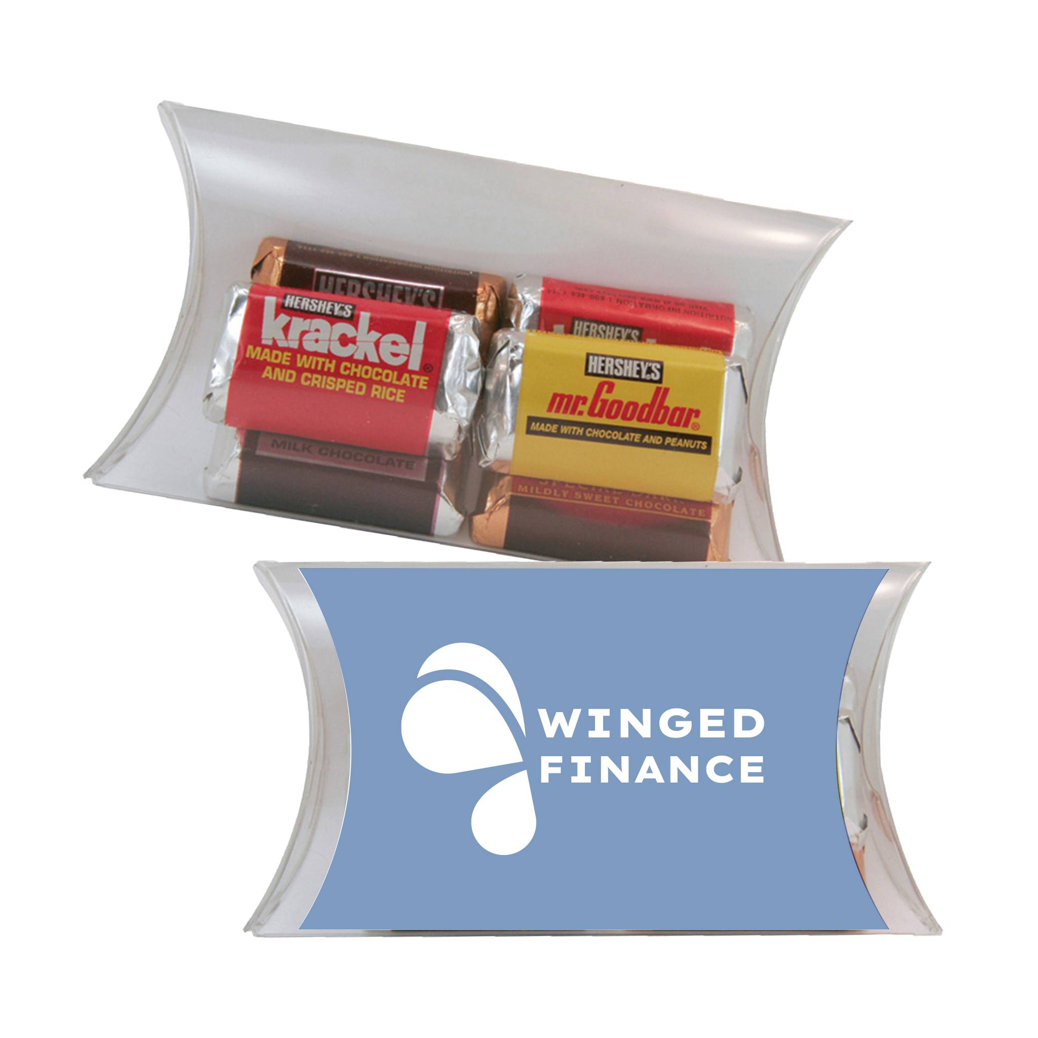 Medium Pillow Pack - Hershey Miniatures  Imprinted with Logo (Q212222)