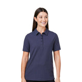 Devon & Jones Women's Crownlux Performance® Geo Polo  Imprinted with Logo (Q212432)