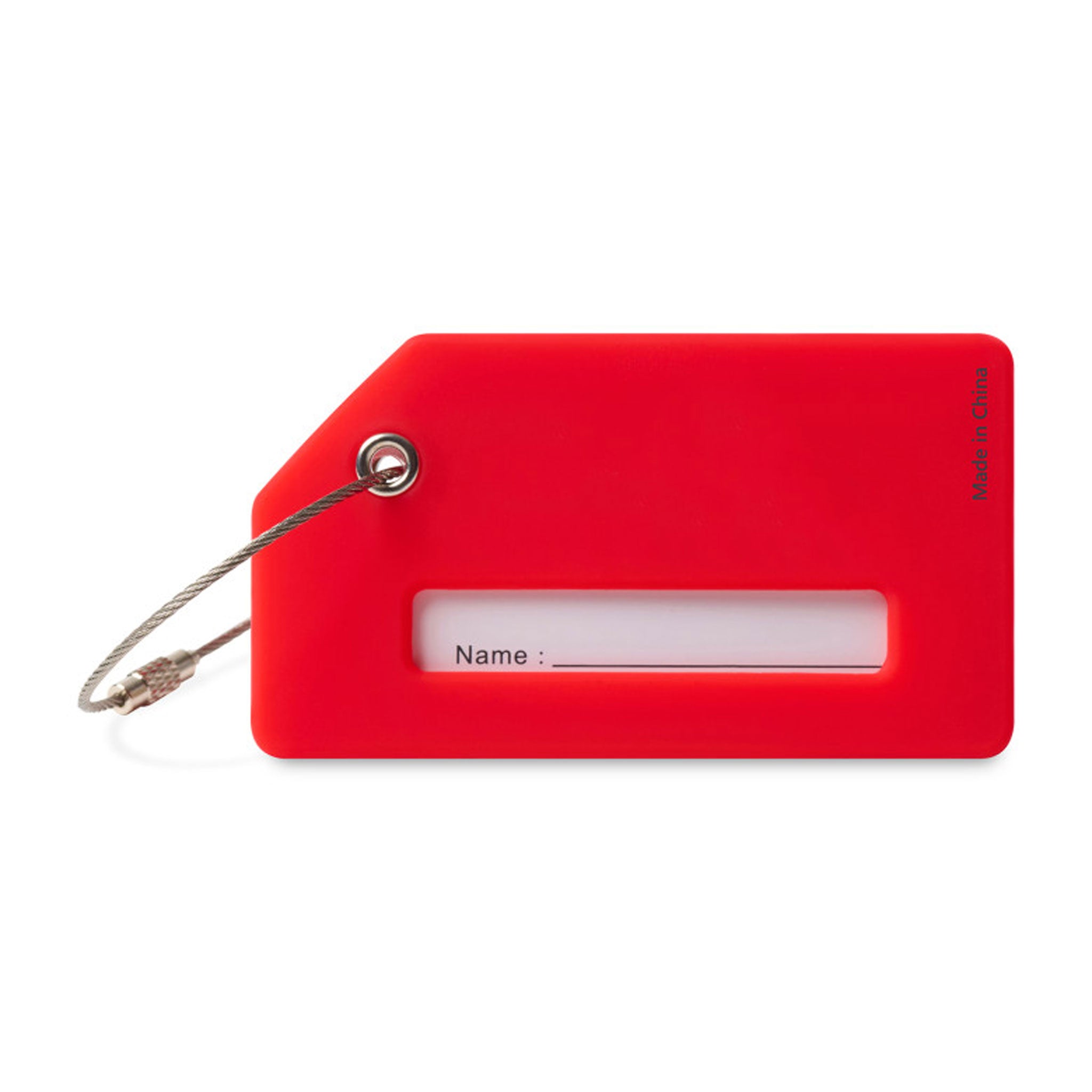 Silicone Luggage Tag - Red (Q213022)