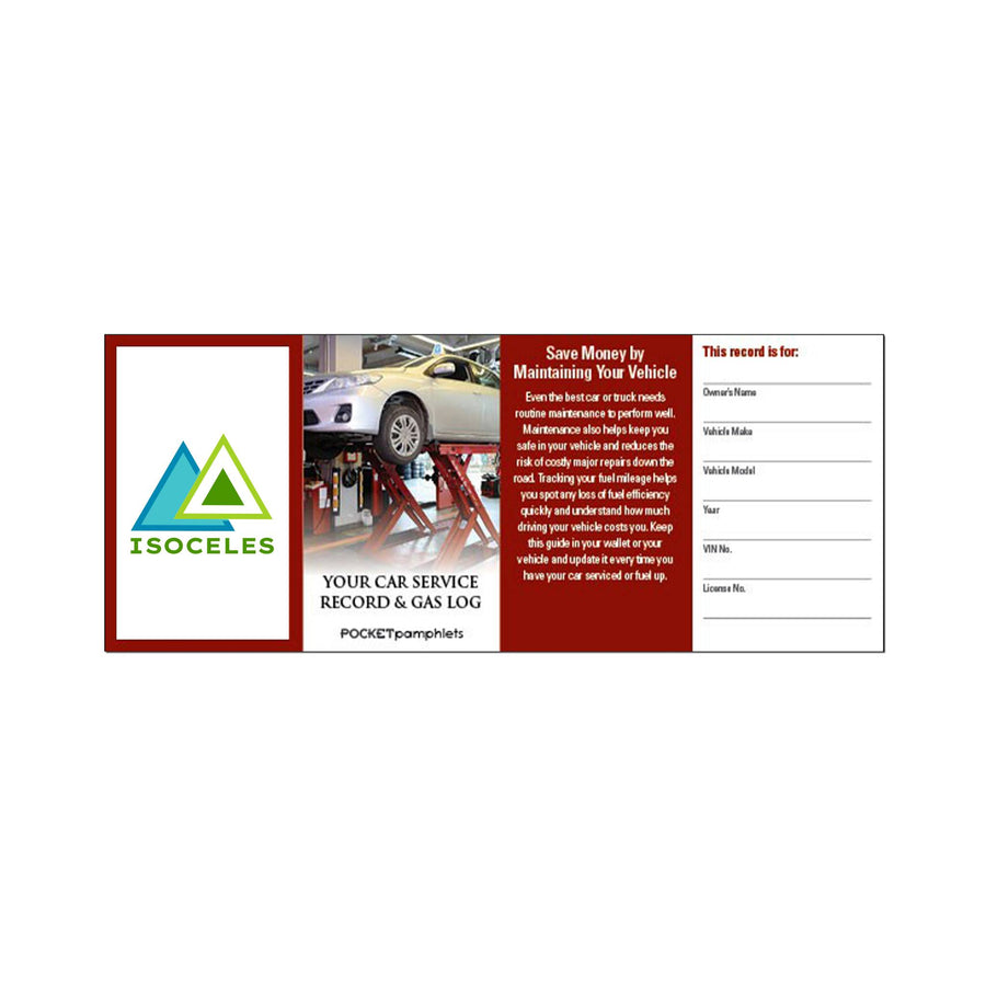Your Car Service Record and Gas Log Pocket Pamphlet (Q214222)