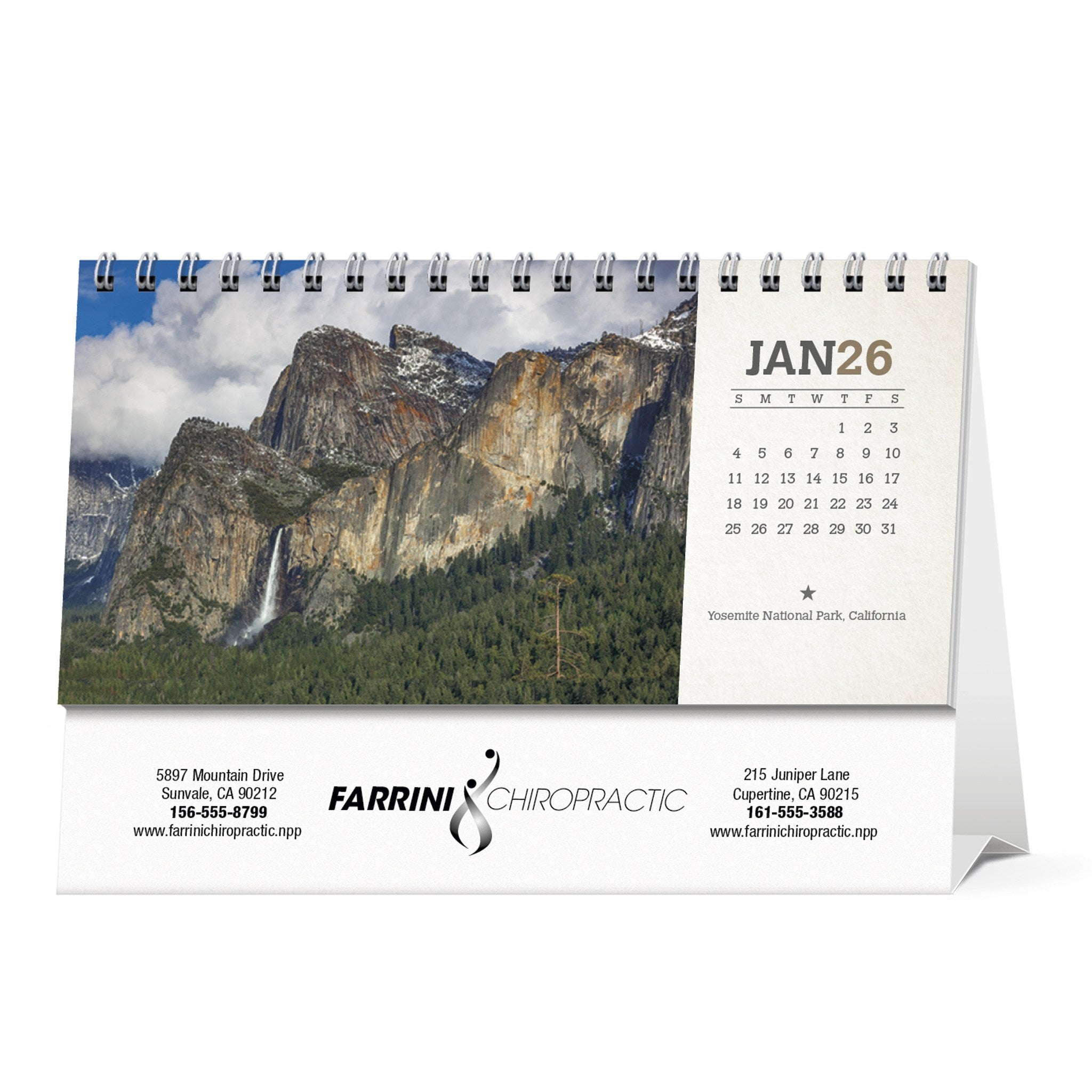 American Splendor Desk Calendar  Imprinted with Logo (Q214722)